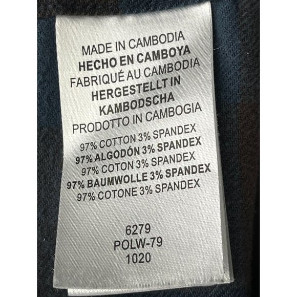 Legendary Whitetails Plaid Flannel Button down Shirt, Men's Size Large - Picture 15 of 15